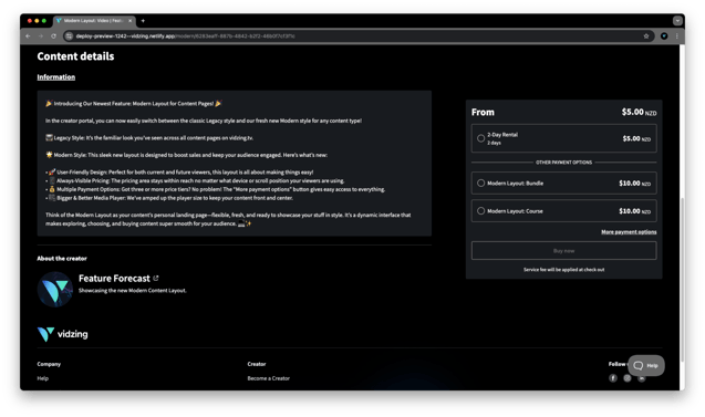 Modern Image 3 - Content Details and Creator Info