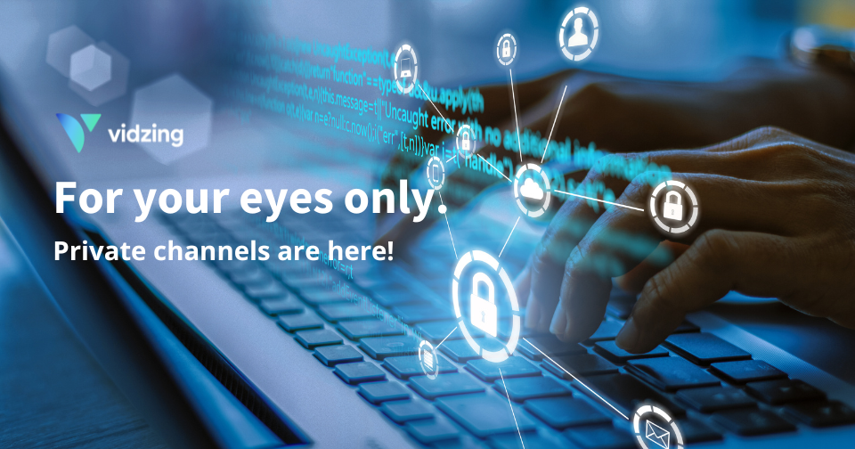 For your eyes only! Channel lock symbol. 